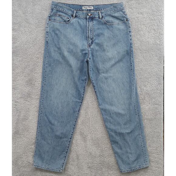 Tommy Bahama Indigo Palms Jeans Mens 40x34 (39x32fit) Denim Blue Relaxed Classic - Picture 1 of 16